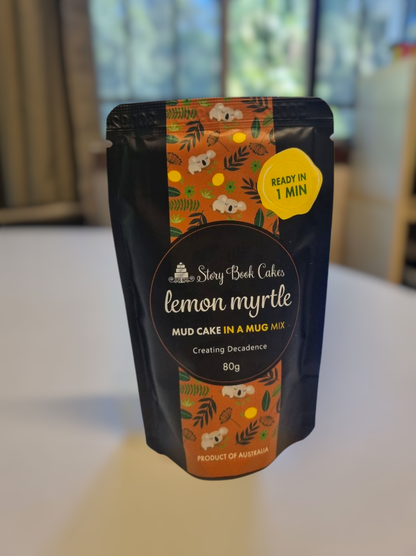 Story Book Cakes - Lemon Myrtle Mud Cake - In a Mug (80g)