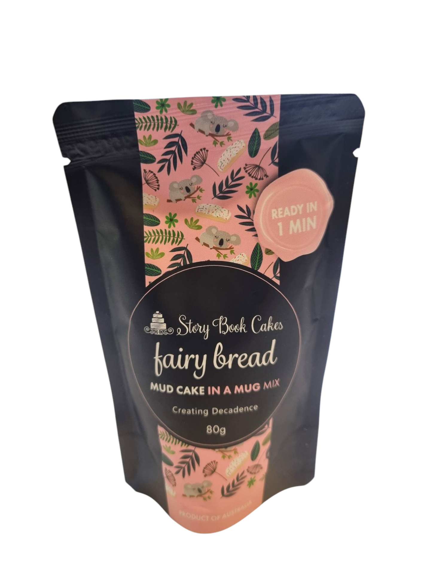 Story Book Cakes - Fairy Bread Mud Cake - In a Mug (80g)