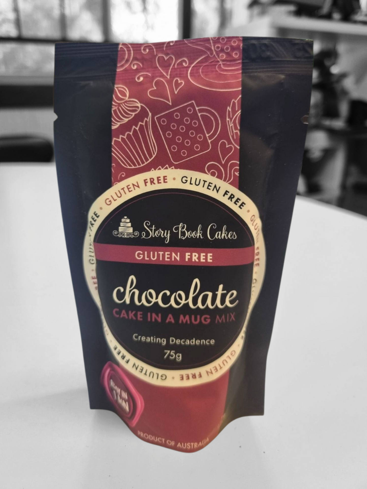 Story Book Cakes - Gluten Free - Chocolate Mud Cake Mix - in a Mug (80g)