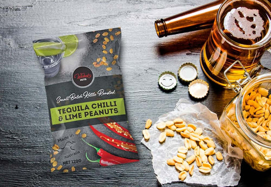 Wicked Nuts - Gluten Free, Dairy Free, Vegan - Tequila, Chilli & Lime Peanuts