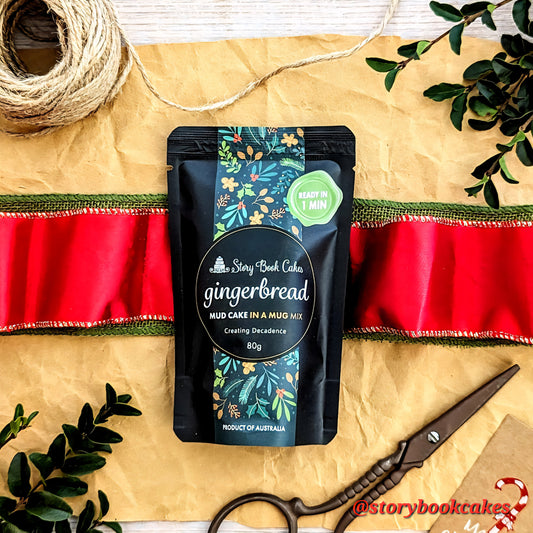 Christmas - Limited Edition - Story Book Cakes - Gingerbread Mud Cake - In a Mug (80g)