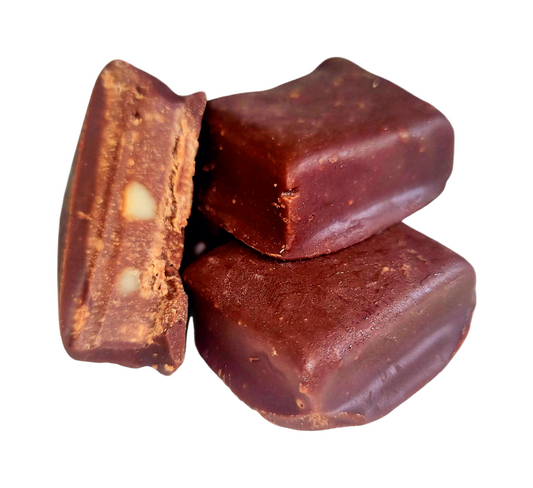 Carobana Carob Caramel and Cashew Fudge - 30% OFF - Limited Time Offer (BB4 29/6/25)
