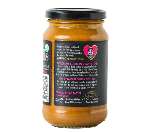 Tully'z - Vegan, Dairy Free, Nut Free, No Added Gluten - Butter Chicken Curry Sauce (375g)