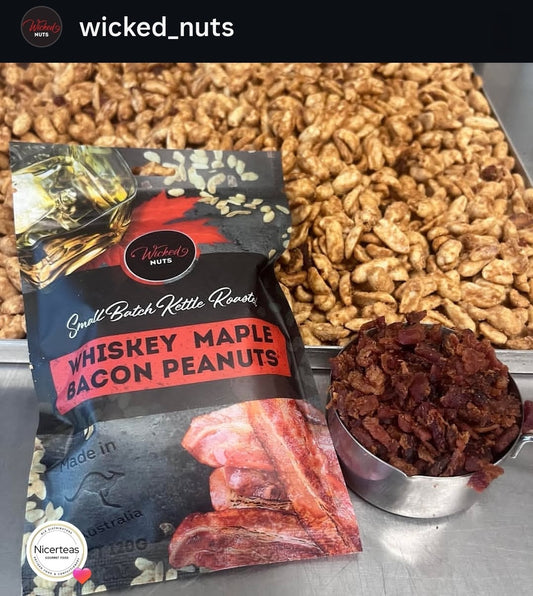 Wicked Nuts - Mix n Match n Save - Gluten Free, Dairy Free, Vegan - Flavoured Peanuts