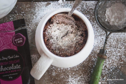 Story Book Cakes - Turkish Delight Mud Cake - In a Mug (80g)