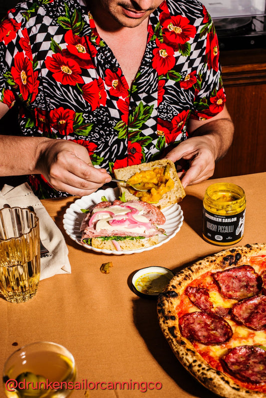 Drunken Sailor - Whiskey Piccalilli Relish (260g) - Gluten Free, Dairy Free, Vegan - Mild