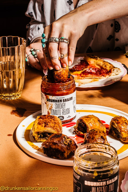 Drunken Sailor - Smokey Tomato Relish (260g) - Award Winning - Gluten Free, Dairy Free, Vegan
