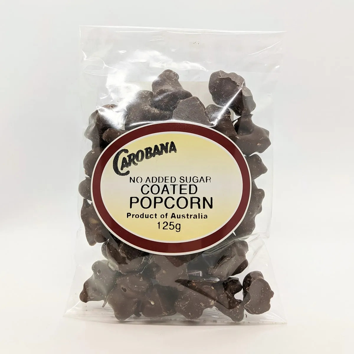 Carobana - Diabetic Friendly, No Added Sugar (NAS) - Carob Coated Popcorn (125g)