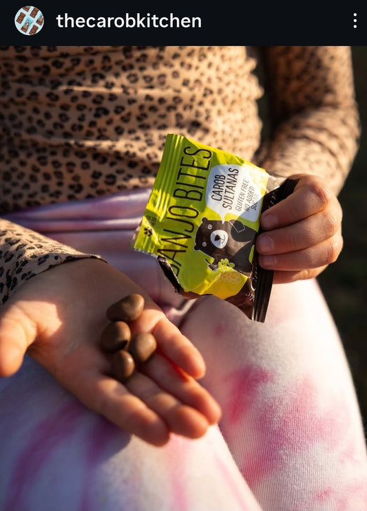 The Carob Kitchen - Gluten Free, No Added Sugar - Carob Coated Sultanas (100g)