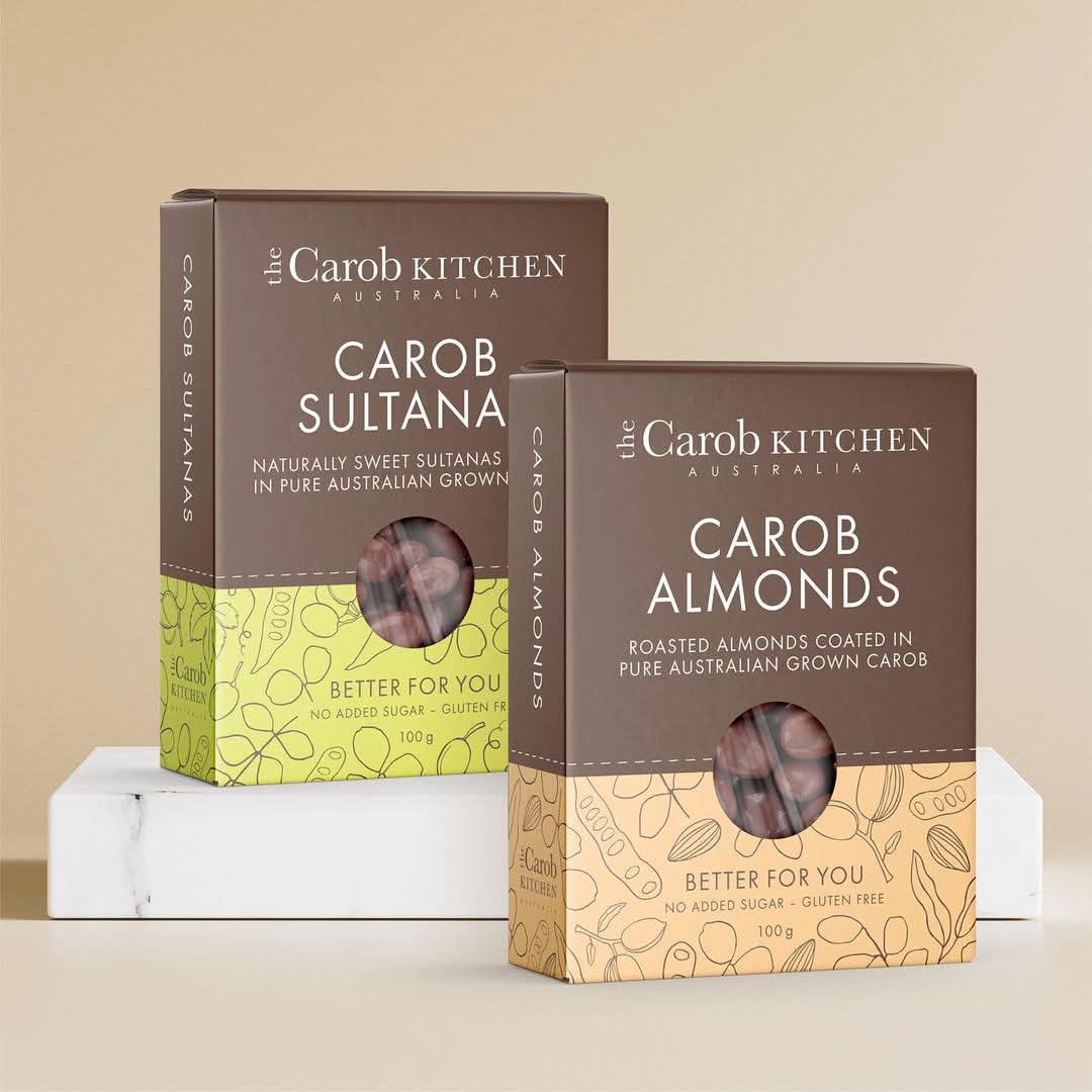 The Carob Kitchen - Gluten Free, No Added Sugar - Carob Coated Sultanas (100g)
