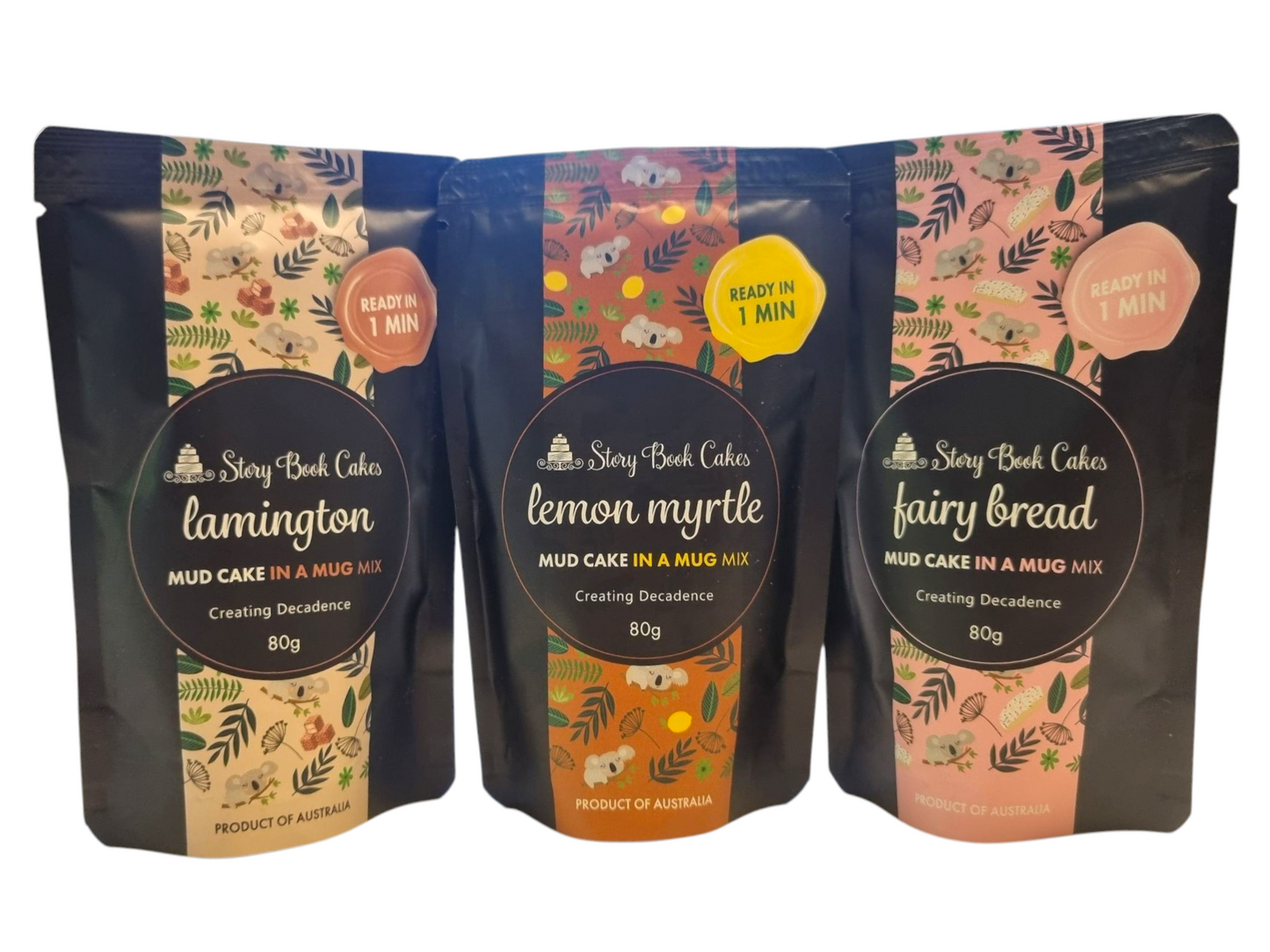 Story Book Cakes - Lemon Myrtle Mud Cake - In a Mug (80g)