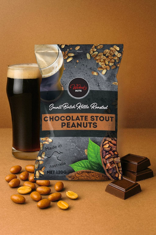 Wicked Nuts - Chocolate Stout Peanuts (120g)
