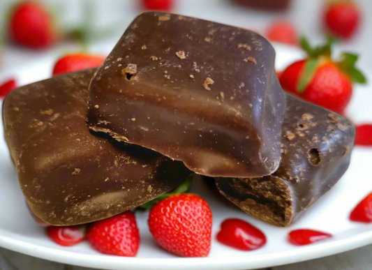 Carobana Carob Coated Strawberry Fudge