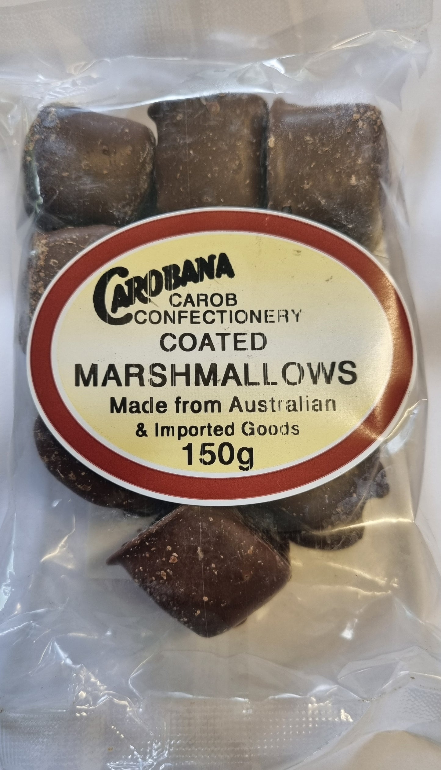 CAROB COATED MARSHMALLOWS