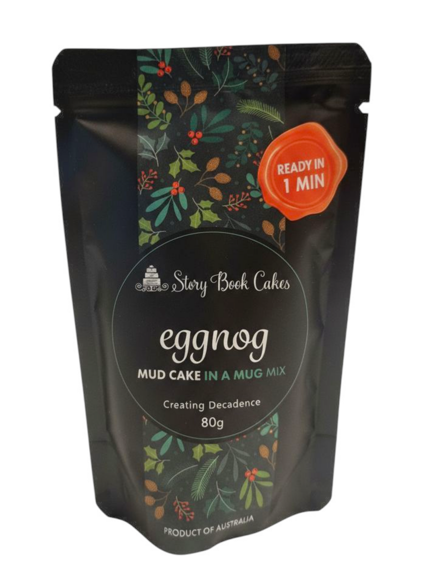 Christmas - Limited Edition - Story Book Cakes - Eggnog Mud Cake - In a Mug (80g)