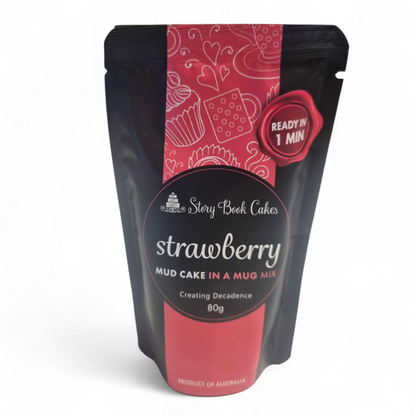 Story Book Cakes - Strawberry Mud Cake - In a Mug (80g)
