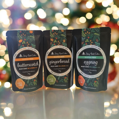 Christmas - Limited Edition - Gluten Free, Egg Free - Story Book Cakes - Gingerbread Mud Cake - In a Mug (75g)