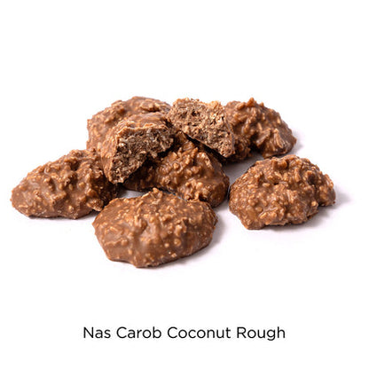 Nas Carob Coconut Rough on a white background