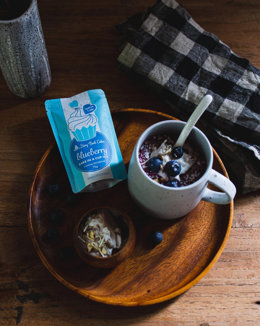 Story Book Cakes - Blueberry Mud Cake - In a Mug (75g)