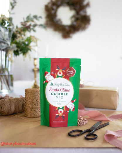 Christmas - Story Book Cakes - Santa Claus Cookie Mix (300g) - Quick n Easy - Kids Can Cook