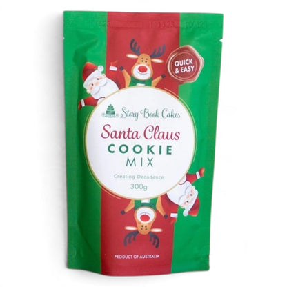 Christmas - Story Book Cakes - Santa Claus Cookie Mix (300g) - Quick n Easy - Kids Can Cook