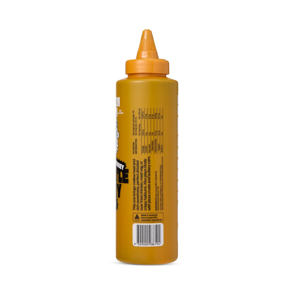 Drunken Sailor - Gluten Free, Dairy Free, Vegetarian - Smokey Chipotle Honey Squeezy Bottle (400ml)