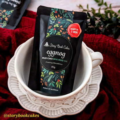 Christmas - Limited Edition - Story Book Cakes - Eggnog Mud Cake - In a Mug (80g)