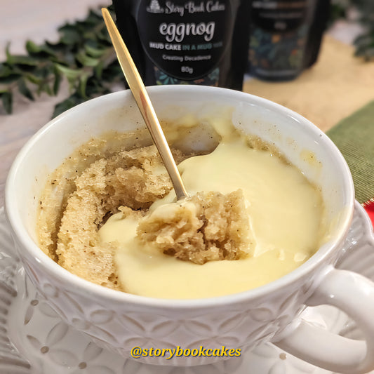 Christmas - Limited Edition - Gluten Free, Egg Free - Story Book Cakes - Eggnog Mud Cake - In a Mug (75g)