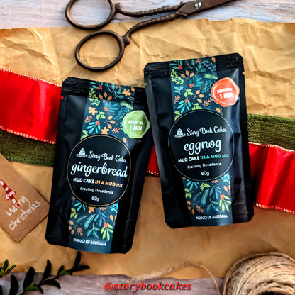 Christmas - Limited Edition - Story Book Cakes - Gingerbread Mud Cake - In a Mug (80g)