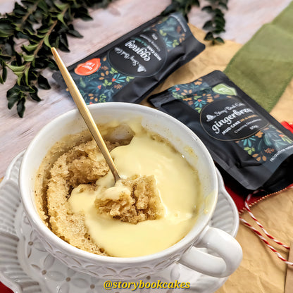 Christmas - Limited Edition - Gluten Free, Egg Free - Story Book Cakes - Gingerbread Mud Cake - In a Mug (75g)