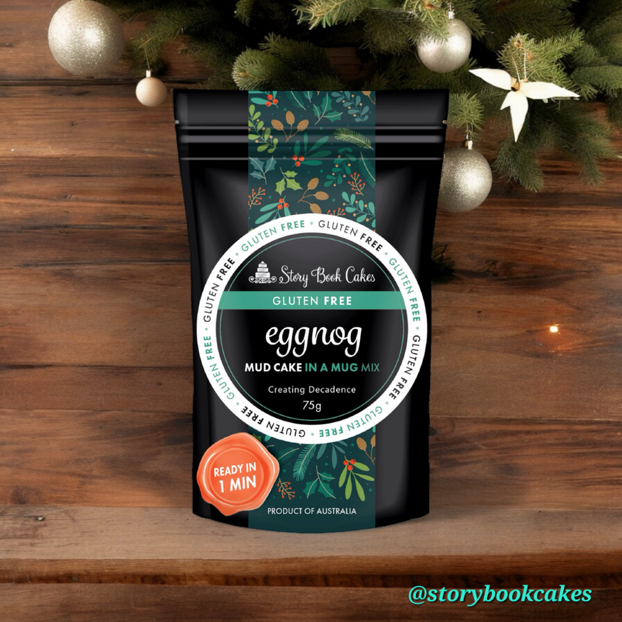 Christmas - Limited Edition - Gluten Free, Egg Free - Story Book Cakes - Eggnog Mud Cake - In a Mug (75g)