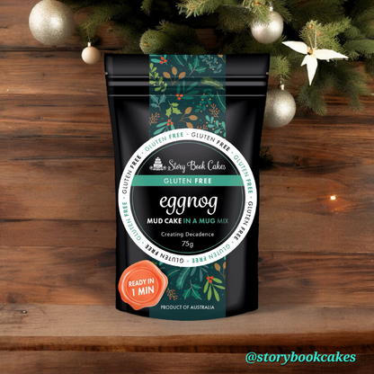 Christmas - Limited Edition - Gluten Free, Egg Free - Story Book Cakes - Eggnog Mud Cake - In a Mug (75g)