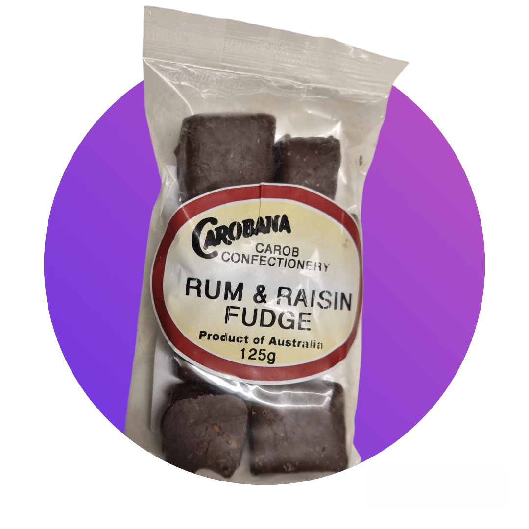 RUM N RAISIN FUDGE