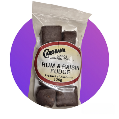 RUM N RAISIN FUDGE