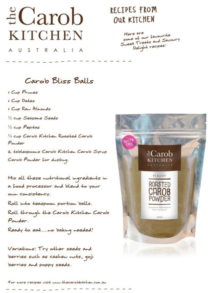 Organic Roasted Carob Powder