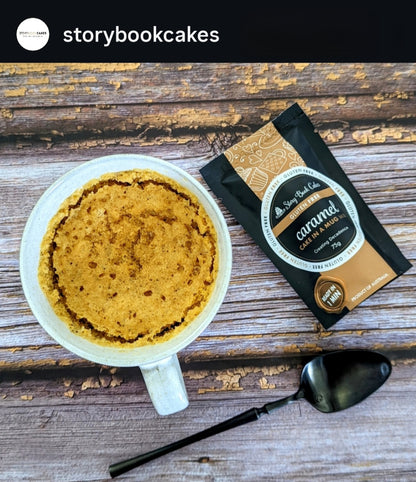 Story Book Cakes - Gluten Free - Caramel Mud Cake Mix - in a Mug (75g)