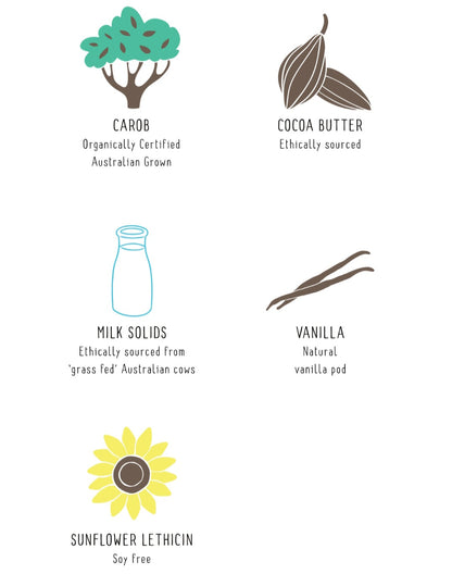 The Carob Kitchen - Gluten Free, Soy Free, No Added Sugar - Carob Mini Easter Eggs (140g)