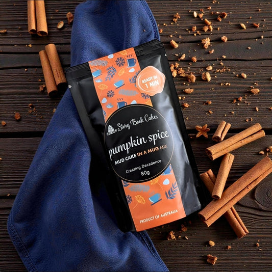 Story Book Cakes - Limited Edition - Pumpkin Spice Mud Cake - In a Mug (80g)