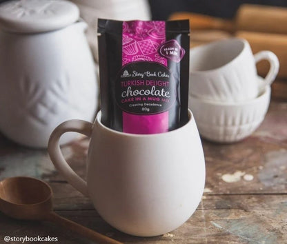 Story Book Cakes - Turkish Delight Mud Cake - In a Mug (80g)