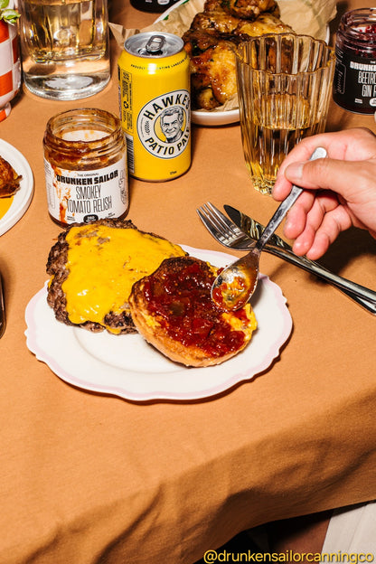 Drunken Sailor - Gluten Free, Dairy Free, Vegan - Smokey Tomato Relish (260g) - Award Winning