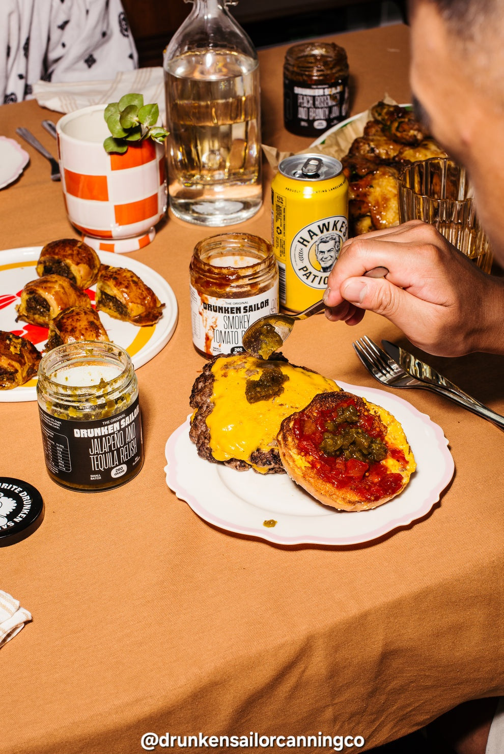 Drunken Sailor Canning Co. - Gluten Free, Dairy Free, Vegan - Jalapeno and Tequila Relish (260g)