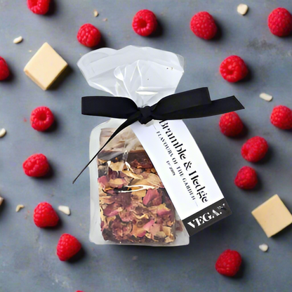 Bramble and Hedge Nougat VEGAN Wild Raspberry and Vanilla - HALF Bar