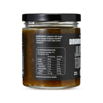 Drunken Sailor Canning Co. - Gluten Free, Dairy Free, Vegan - Jalapeno and Tequila Relish (260g)