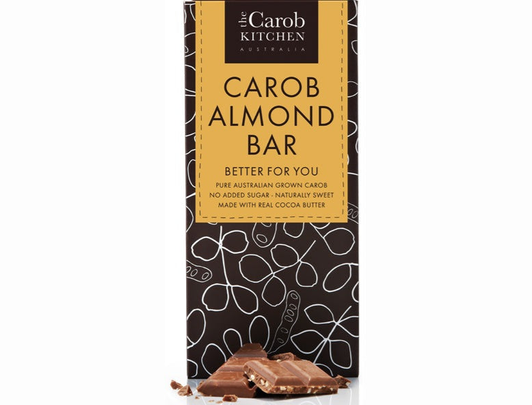 GLUTEN FREE CAROB BAR (Almond) 80g