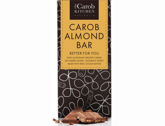 GLUTEN FREE CAROB BAR (Almond) 80g