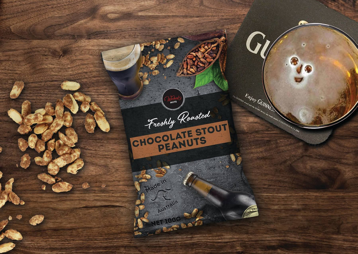 Wicked Nuts - Mix n Match n Save - Gluten Free, Dairy Free, Vegan - Flavoured Peanuts