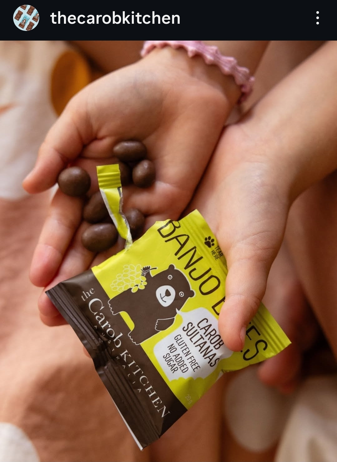 The Carob Kitchen - Banjo Bites Carob Sultanas Multi Pack - Gluten Free, No Added Sugar