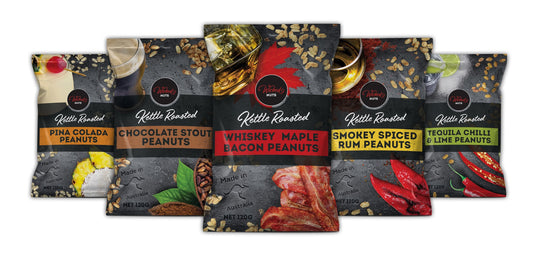 Wicked Nuts - Mix n Match n Save - Gluten Free, Dairy Free, Vegan - Flavoured Peanuts