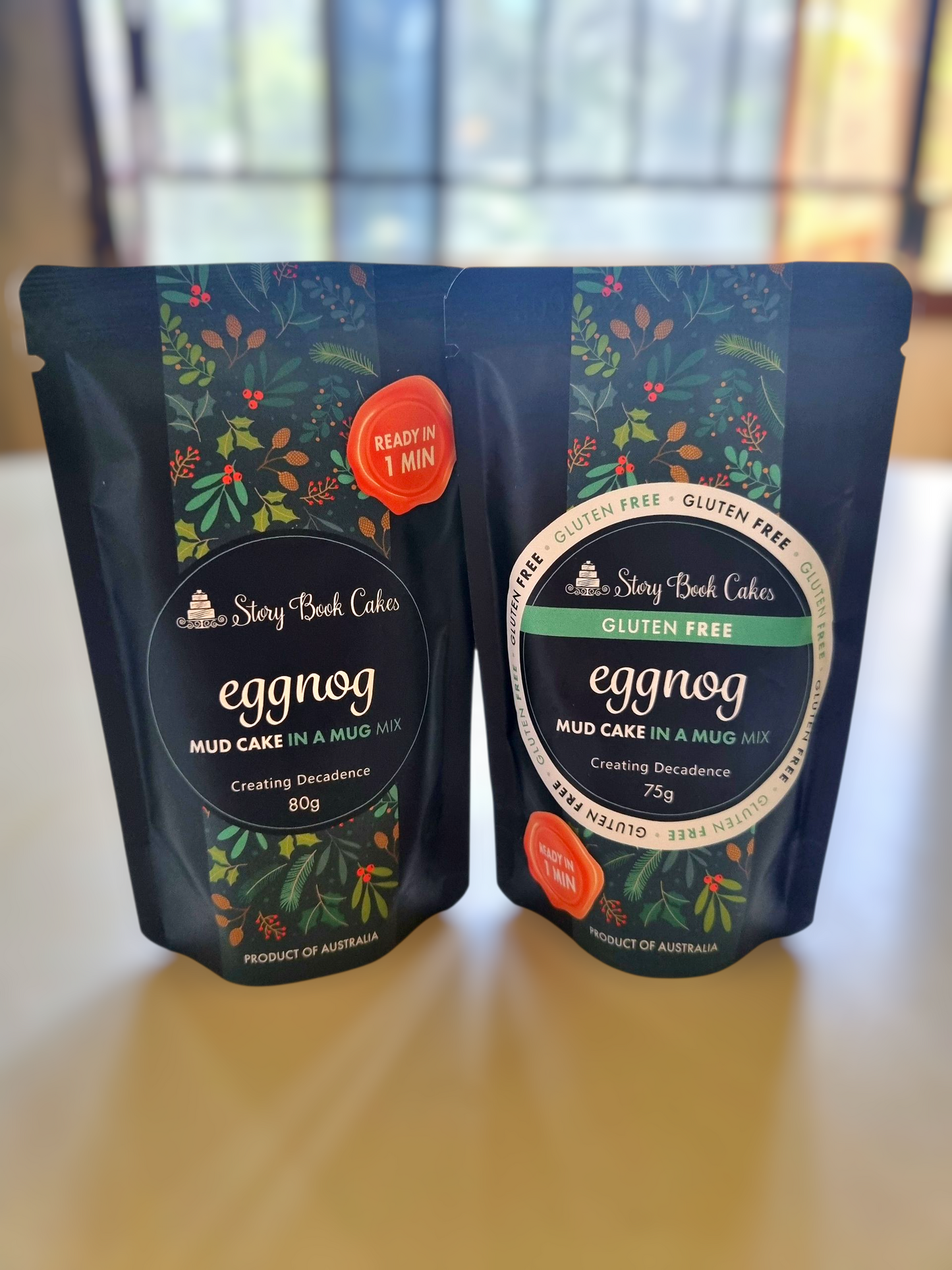 Christmas - Limited Edition - Story Book Cakes - Eggnog Mud Cake - In a Mug (80g)