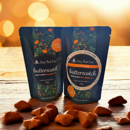 Christmas - Limited Edition - Gluten Free, Egg Free - Story Book Cakes - Butterscotch Mud Cake - In a Mug (75g)